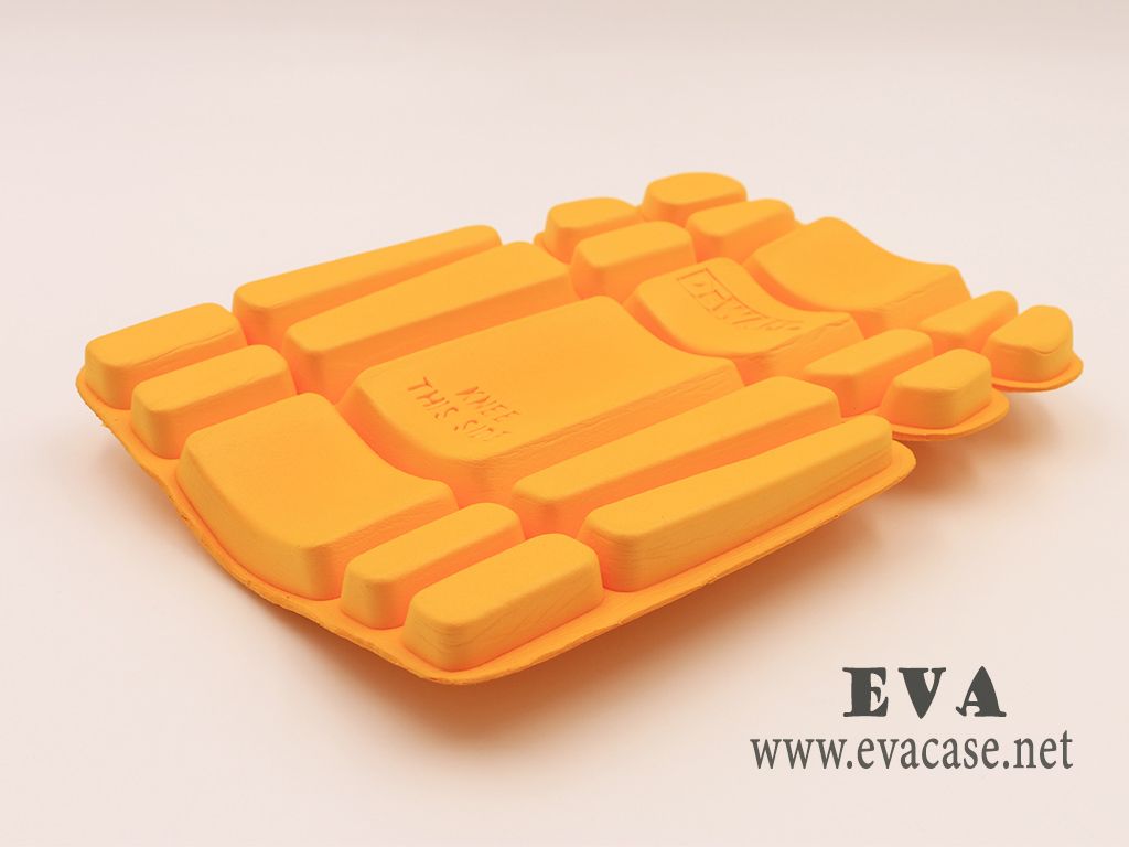 Dewalt foam knee pads inserts 100 percent yellow Polyethylene soft and durable for workpants